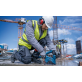 BOSCH GWX 18V-15 PSC kampinis šlifuoklis SOLO CT
